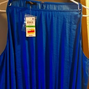 Alfani new women's Smocked-waist satin Blouson Midi Size L